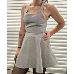 Vintage 1990s Greed Girl Gingham Mini Fit & Flare Dress Women's size Medium 90s